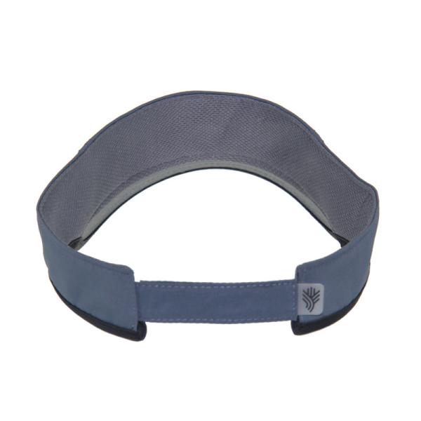 Polyester Tennis Sun Visor Cap Running Sun Visors  With Velcro Back Closure