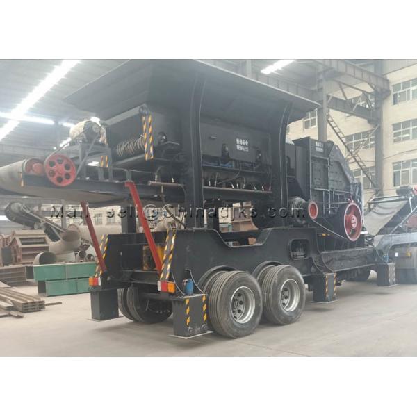 дробилка 400X1430mm 500mm каменная засаживает мобильную задавливая станцию 180TPH