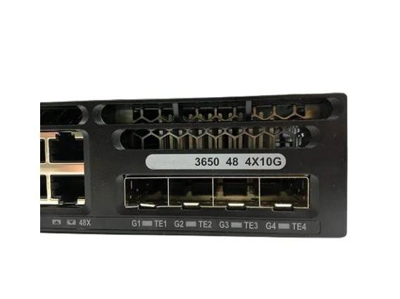 Cisco marque 3650 série 48 ports de données 4X10G UP lien Switch réseau WS-C3650-48TQ-S