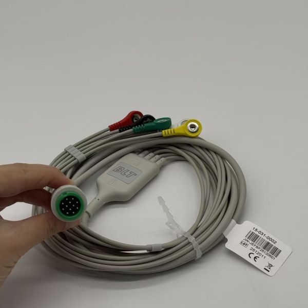 Original Biolight ECG Cable IEC Snap 12Pin connector 15-031-0002