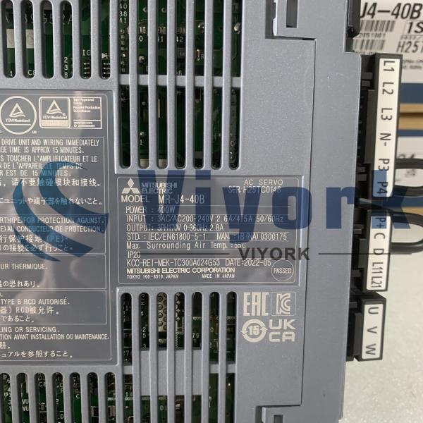 Unidade servo da conversão de Mitsubishi MR-J4-40B-ED ampère 400W 200V J2S Sscnet