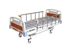 ABS Guardrail Manual Medical Hospital Beds With Three Functions (ALS-M301)