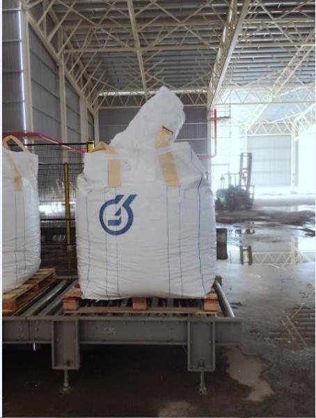 1250kgs Loading Weight Pp Container Bag / Jumbo Bulk Bags For Limestone Powder