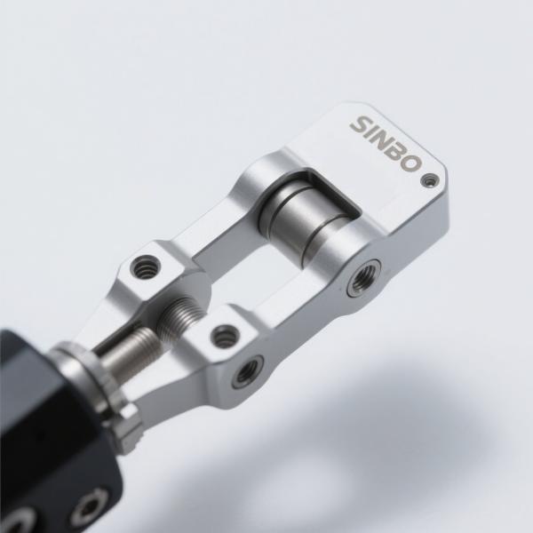 Enlace de pinza neumática para robot industrial de alta precisión, diseño robusto y duradero para aplicaciones de manipulación de materiales, montaje y alimentación de máquinas automatizadas