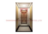 Steel Band Rose Gold Mirror Modern Residential Elevator , Lift Home Elevator
