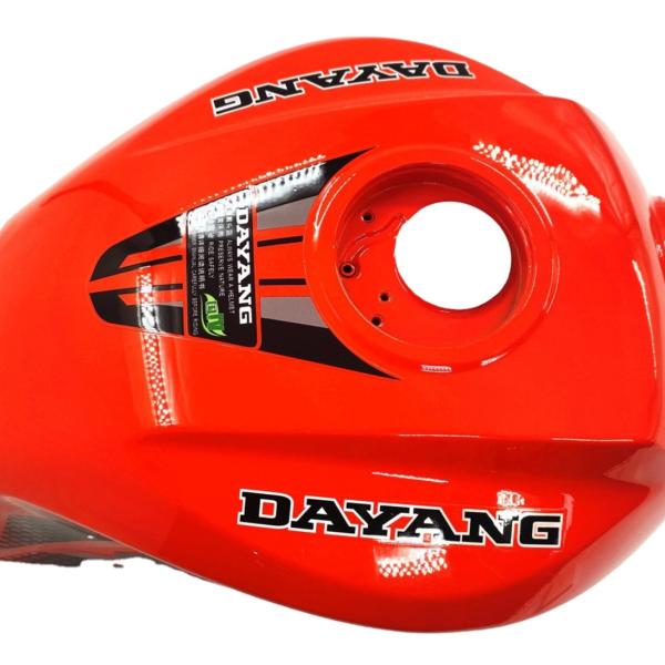 3o Medidor de nível do tanque de combustível de óleo para triciclo de aço Scooter laranja