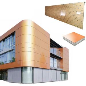 Max Size 2mx12m Large Aluminum Honeycomb Cladding Panels For Curtain Wall