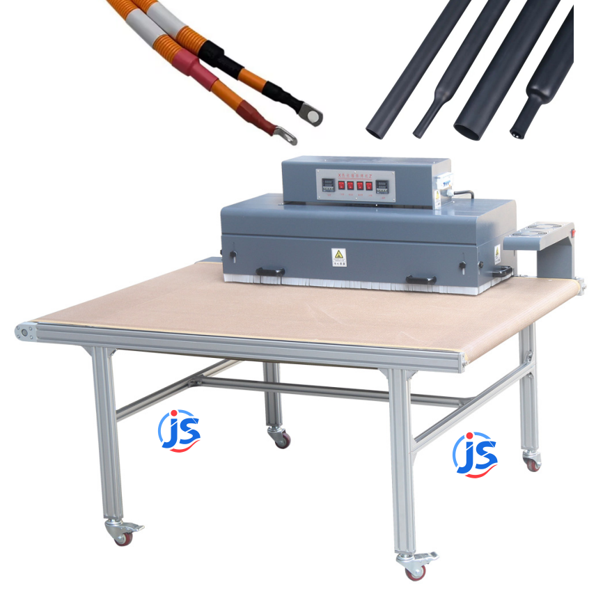 7.2kW Heat Shrink Machine Automated Heat Shrink Tunnel With Dual Side Heating