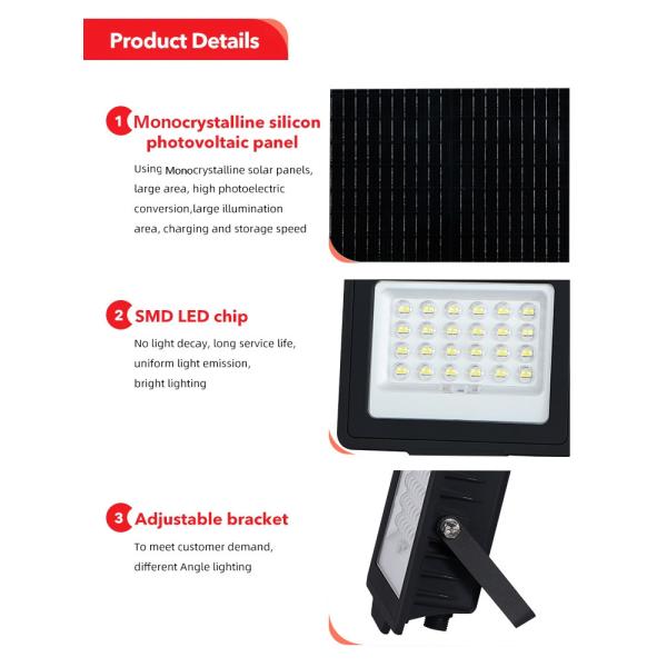 KCD Промышленный Алюминий 100w 200w 300w Безопасность Солнечный Потопный свет Высокий лумен Возобновляемые солнечные светофоры