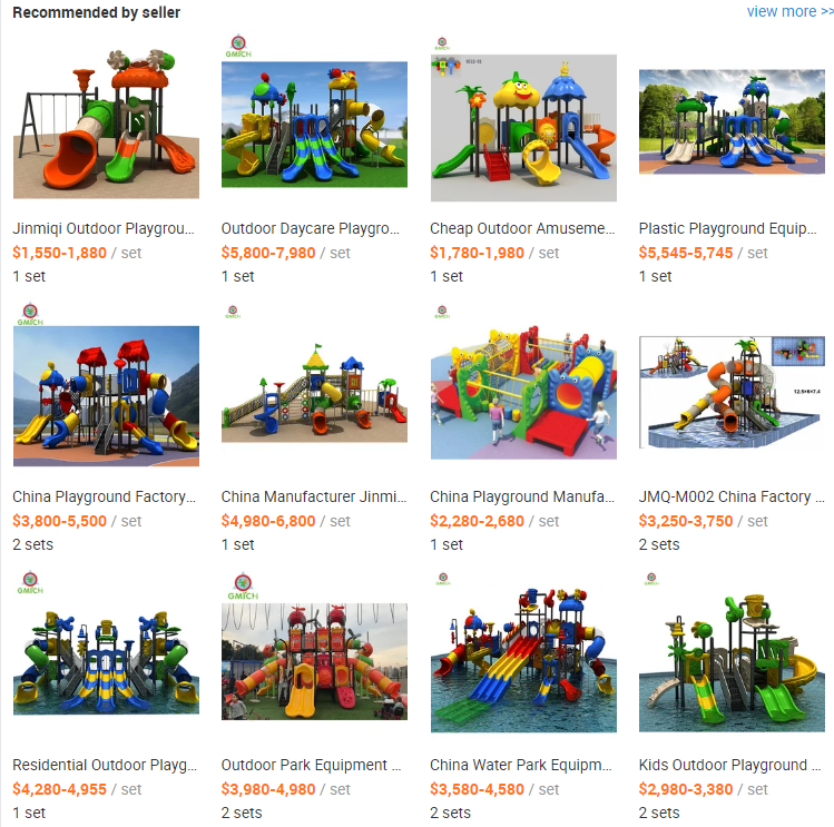 Commercial Park Outdoor Play Area Equipment Customized Color 1160*800*620CM