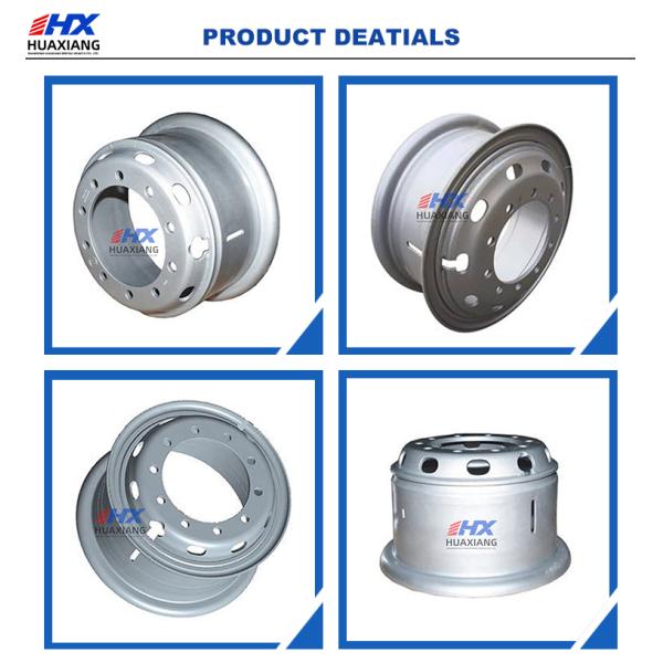 20tons Max Payload Off-Highway Rim Engineering Steel Wheel Rims for Heavy Duty Trucks
