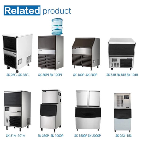 Secop Compressor 1100W 315L Industrial Ice Making Machine