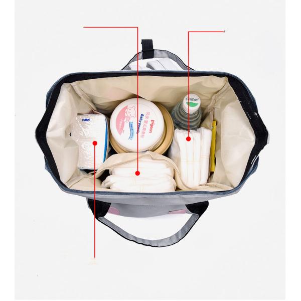 Daily Diaper Bag Fashion Mother Baby Bag for Breathable and Shock Resistant Storage