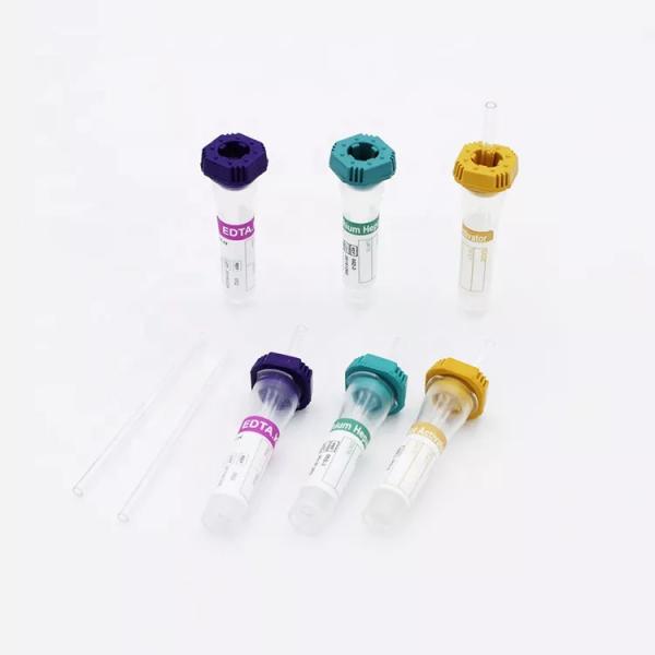 Small Mini Pediatric Edta Tubes 8*45mm PP Edta Sample Bottle