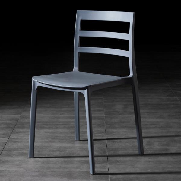 Sillones para comedor de restaurante de plástico de apilamiento completo de PP ajustable Sillones apilables para exteriores modernos populares G.W. 19.4kg 5pcs/ctn