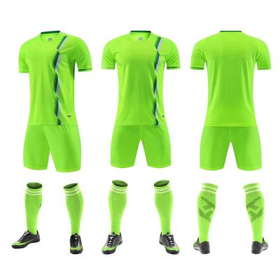 Polyester Breathable Football Team Kits , Durable Custom Sublimation Soccer Jersey