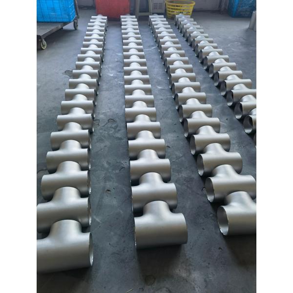 Cuadrado redondo rectángulo SS tubo soldado de acero inoxidable igual Tee BW