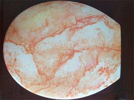 PP toilet seat,sanitary ware,bathroom,zinc alloy hinge,color box