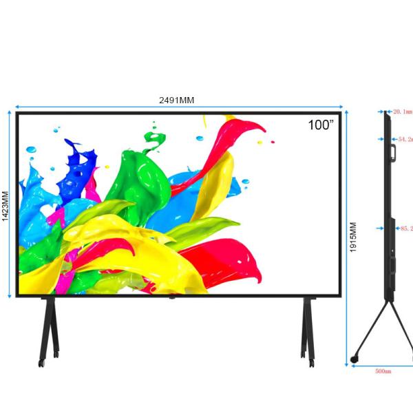 Frameless 32 55 Inch Led Tv Screen Television TV 65 Inch 4K Smart TV Android 75 Inch Smart Television Panel