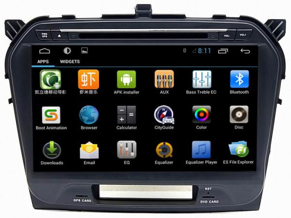 Ouchuangbo car radio 10.1 inch android 6.0 for Suzuki Grand Vitara 2016 with  steering wheel control bluetooth USB