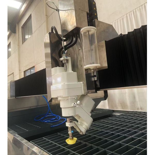Five Axis Waterjet Stone CNC Engraving/Cutting Machine with Core Components Engine Motor Gear Pump PLC