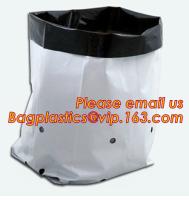 le sac en plastique de la pépinière 5gallon pour l'élevage et la jeune plante, noir de polyéthylène élèvent le pot en plastique d'usine de sacs semant des sacs de pépinière