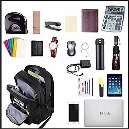 Durable Middle School Backpack School Bag Fit 15 Inch Computer For Boys