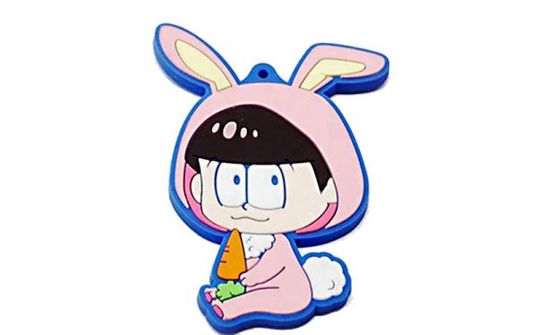 Christmas Cartoon PVC Rubber Keychain 2 - 8mm Thickness Environmental Friendly