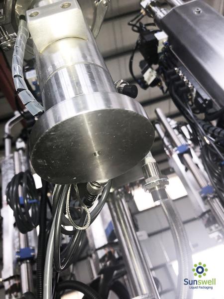 Nitrogênio líquido de alumínio da cerveja 380mm da lata que dosa a máquina