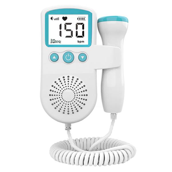 Detector de Pulso Fetais Doppler,Hospital Doméstico Tecnologia de Monitorização de Batimento Cardíaco Fetais Doppler para Cuidados Prenatais