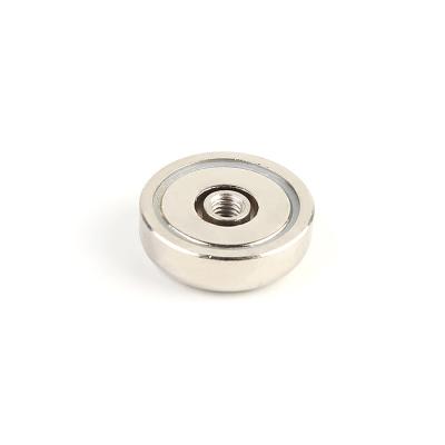 Aimant aggloméré de pot de néodyme de NdFeB avec le crochet de pivot d'oscillation