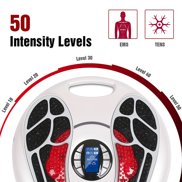 Electronic Tense Infrared Reflexology Rolling Foot Massager With Remote Control