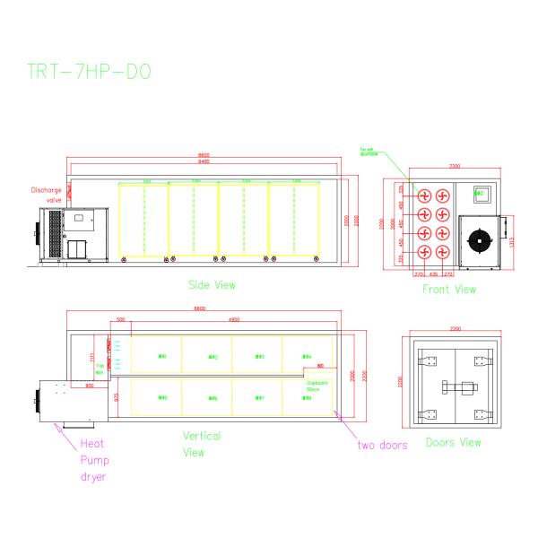 Open loop heat pump dryer 24kW