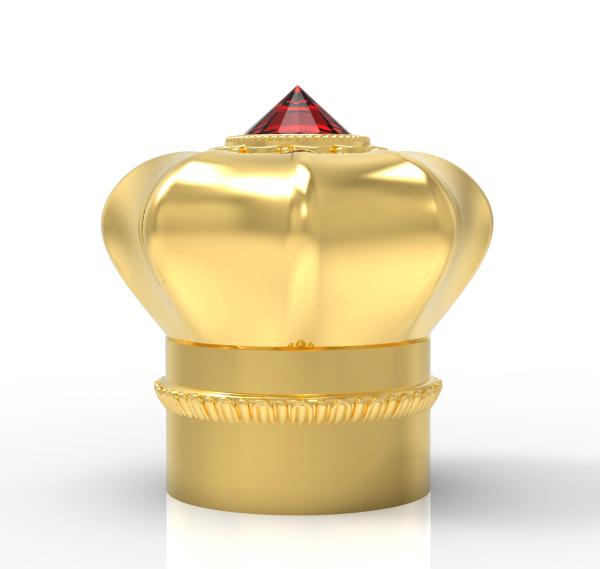 Caps de parfum métallique de fabrique de cristal exquis Caps de parfum métallique de couleur personnalisée Caps en alliage de zinc