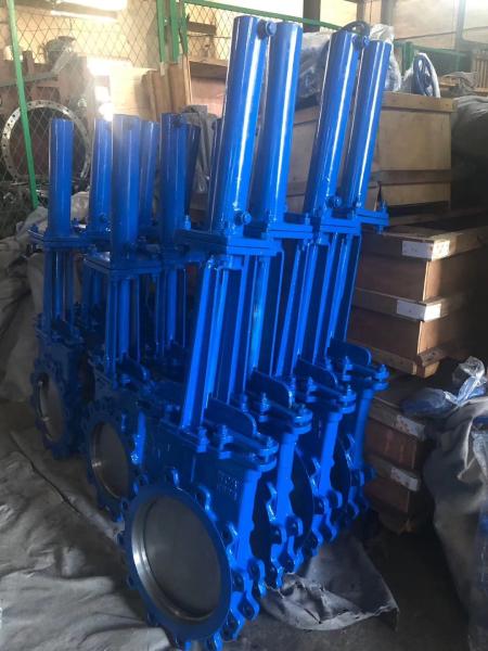 Pneumatic air control 304 Stainless Steel Ansi 150# A216 Cast Steel Wcb 4inch Knife Gate Valve DN800