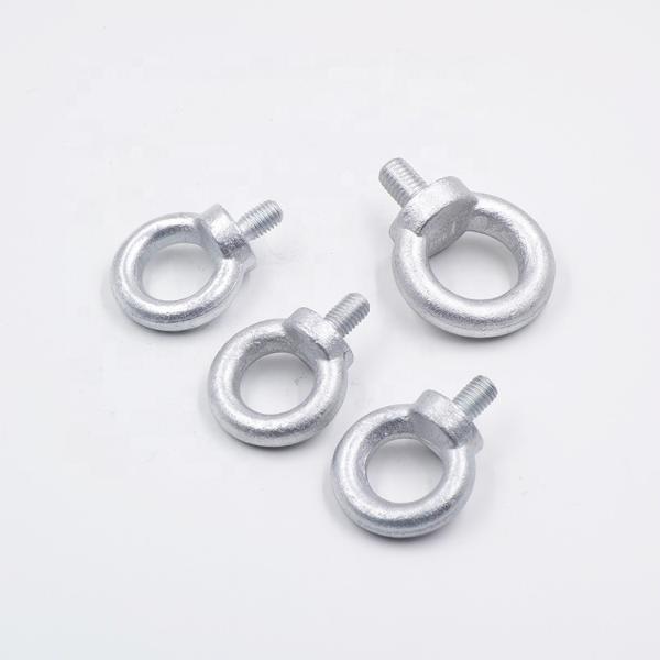 Carbon Steel Stainlesss Steel Various DIN580 Eye Bolt Bright Finish