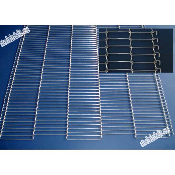 Изогните конвейерную ленту сетки печи пиццы тангажа провода SS316 25mm
