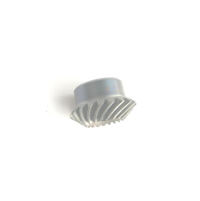 Black Coating Metal Bevel Gears With Heat Treated Surface 45 HRC Hardness