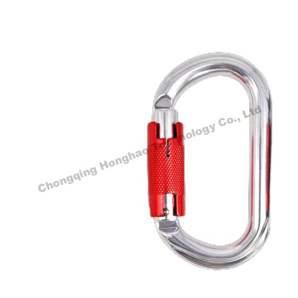25KN O Shape Auto Lock Carabiner Hardware essencial para entusiastas de escalada ao ar livre