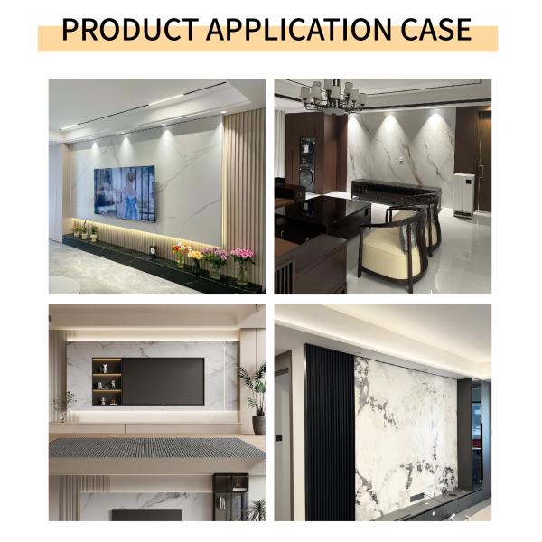 Thickness 3mm PVC Wall Panel / PVC Marble UV Sheet Processing Service Moulding 1220x2440mm