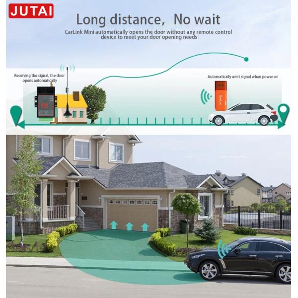 Rolling Code Encrypted Remote Control Receiver 4 Relay Distance 100 Meters