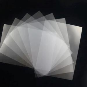 0.05-0.2mm Thick PVC Coated Overlay Film With Glue For Plastic Cards Lamination