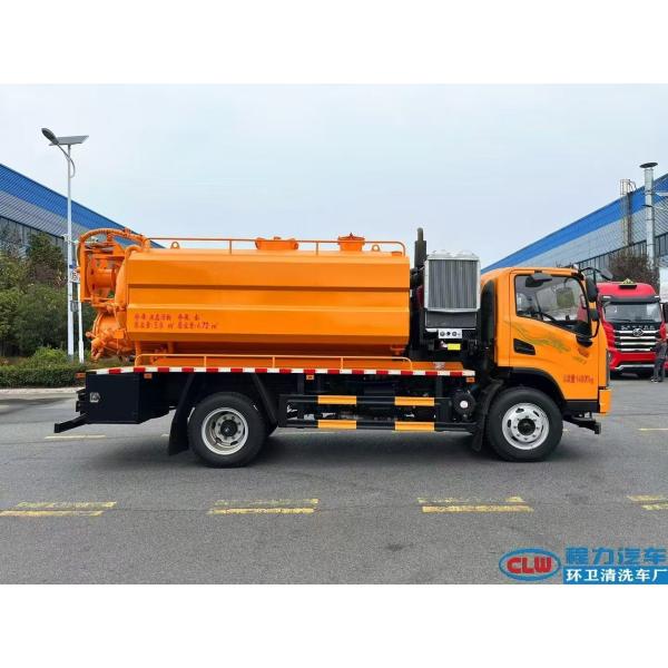 Camion de nettoyage par aspiration sous vide pour eaux usées fécales haute pression Shacman