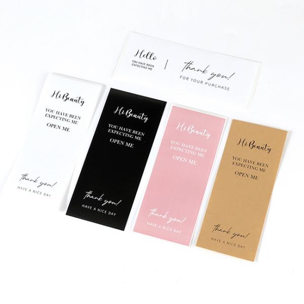 Paper Self Adhesive Sticker Waterproof For Shipping Mailer Box Packaging