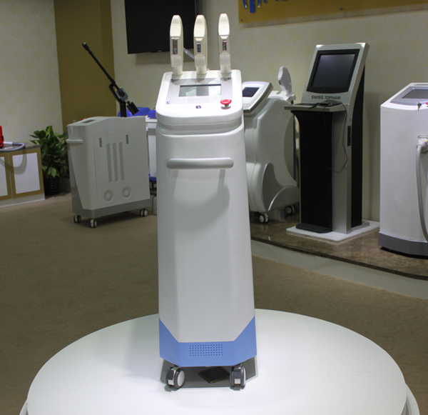 Multifunctional portable ipl laser hair removal machine with 3 handles HR SR VR