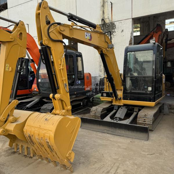 Excavatrice à cylindre hydraulique d'origine utilisée CAT306-E2 avec conception en acier souple