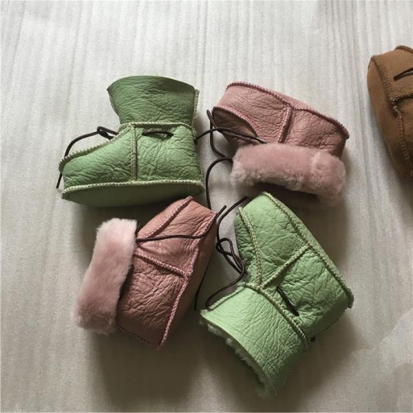 Genuine Sheepskin Baby Slippers