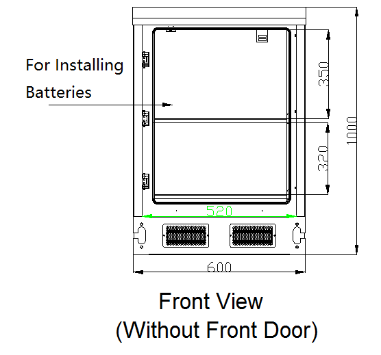 DC48V кондиционер батарейный шкаф уличный ,уличный серверный шкаф