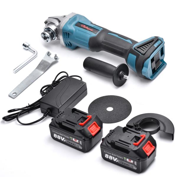 21V 4 Inch Electric Grinder 90 Degree Angle Grinder Brushless Motor Electric Powered Tools