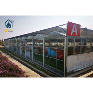 Automated Temperature and Humidity Controlled Multi Span Greenhouse with Heating System...